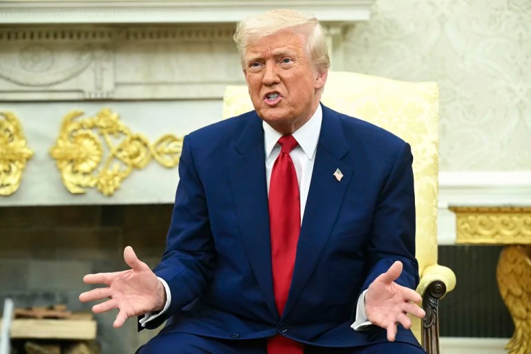 Trump touts ‘freedom zone’ plan for rebuilding Gaza with US ‘peace force’