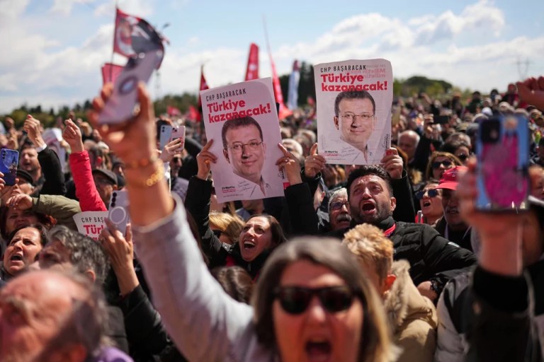 Arrested Istanbul mayor debuts in court, accuses Erdogan of political suppression