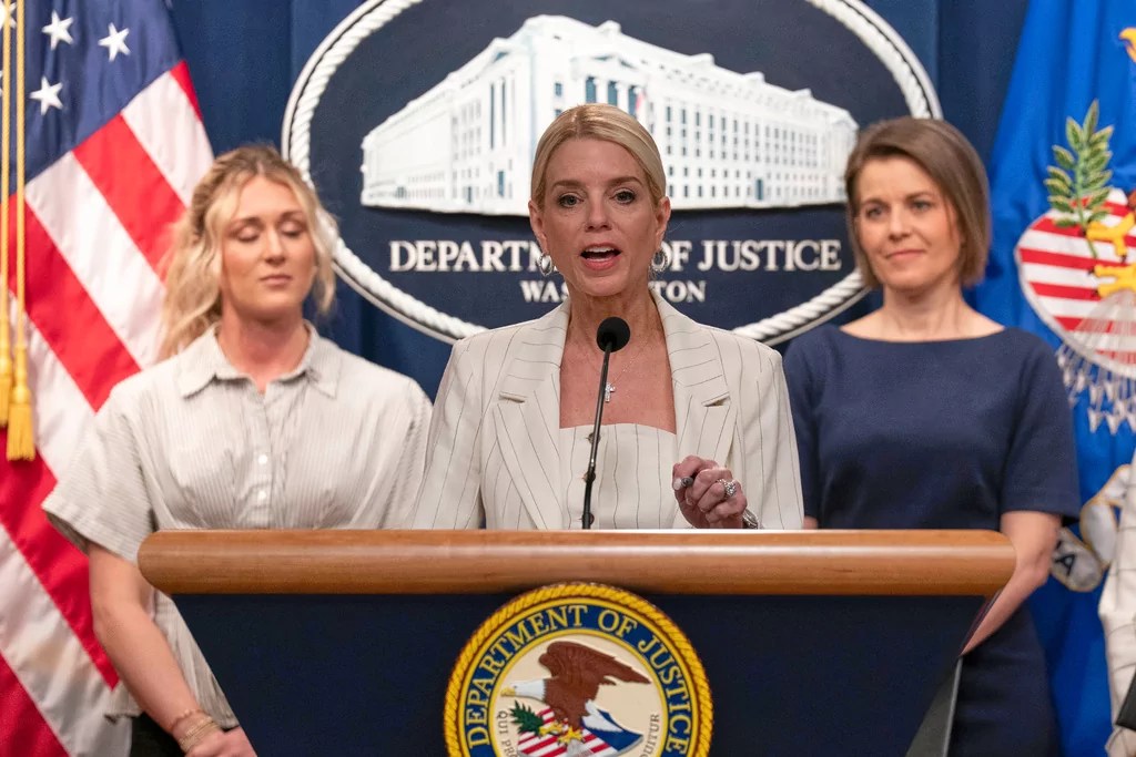 Bondi announces DOJ lawsuit against Maine over trans sports dispute