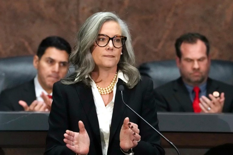 Arizona Democratic Gov. Katie Hobbs