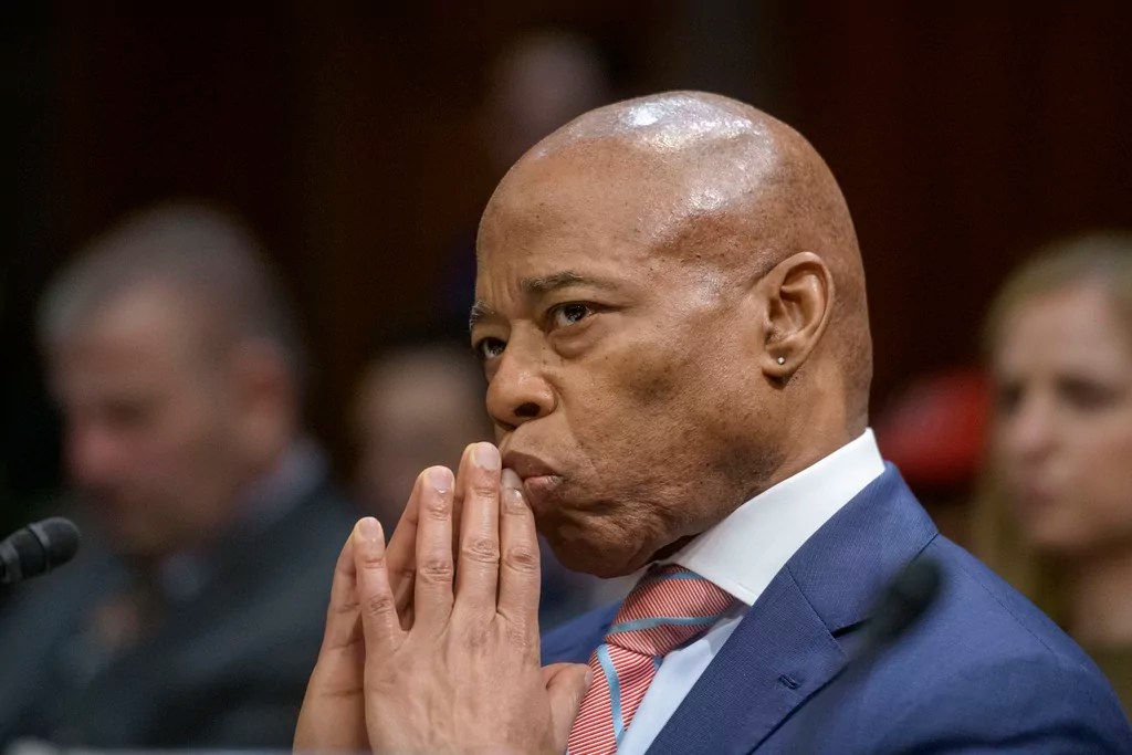 New York City Mayor Eric Adams appears before a House Committee on Oversight and Government Reform hearing with Sanctuary City Mayors on Capitol Hill, Wednesday, March 5, 2025, in Washington.