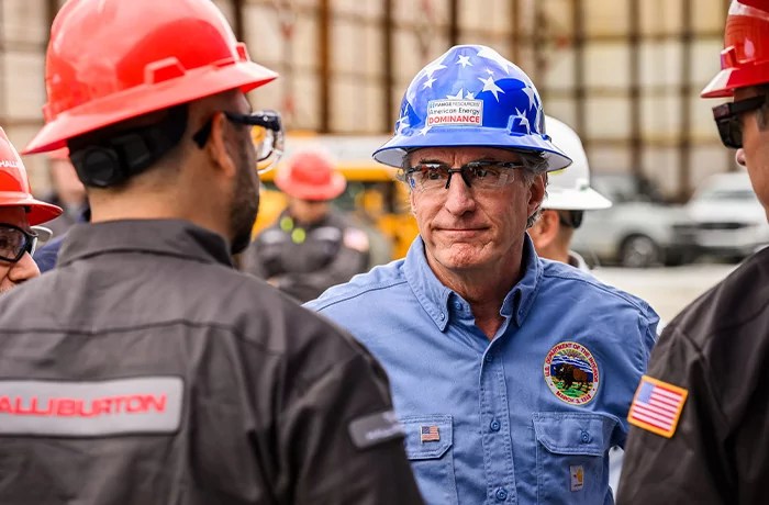 Burgum says ‘Build, baby, build’ for workers and the energy industry