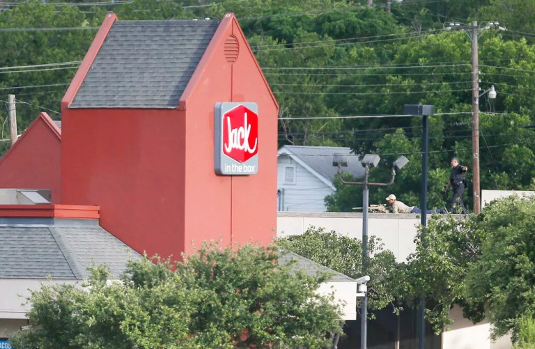 ack in the Box restaurant, Saturday, June 13, 2015, in Hutchins, Texas.