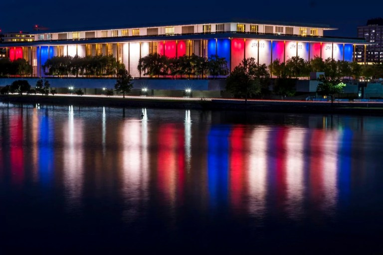 Kennedy Center to permanently illuminate exterior in red, white, and blue
