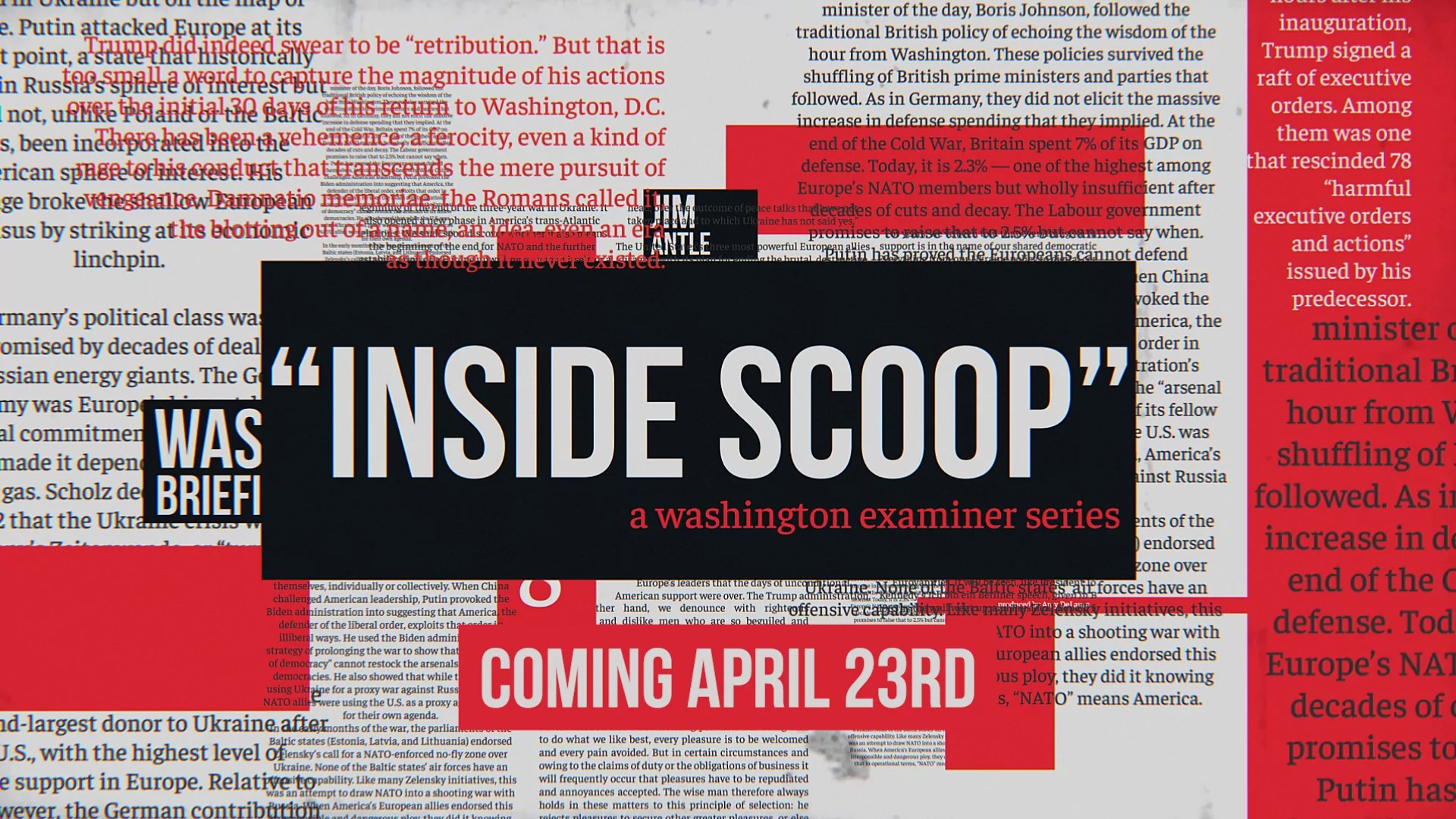Get the Inside Scoop with Jim Antle starting April 23