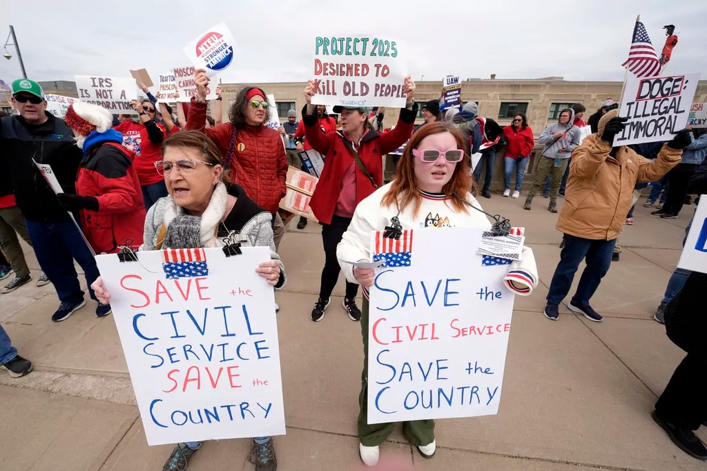 Trump sued by NTEU over plans to end collective bargaining in government unions