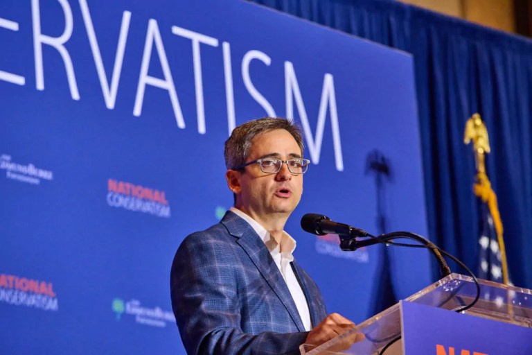 Oren Cass speaks at the National Conservative Conference