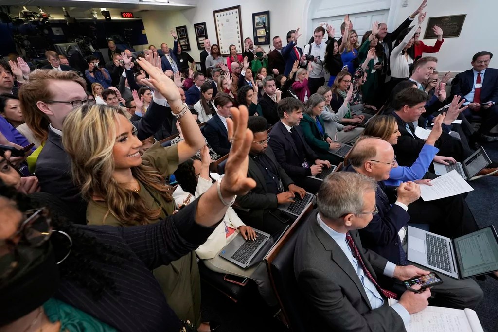 Trump’s briefing room takeover reflects the evolution of White House clashes with press