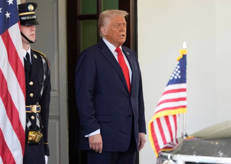 Trump calls arson suspect in Shapiro home fire a ‘whack job’