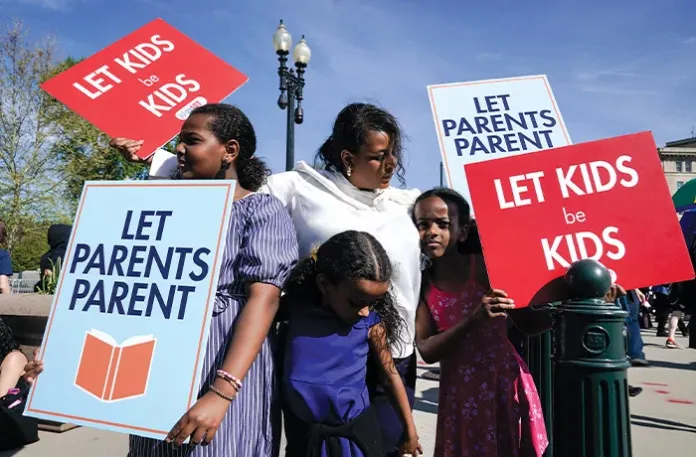 ‘Hey parents, leave those kids alone’