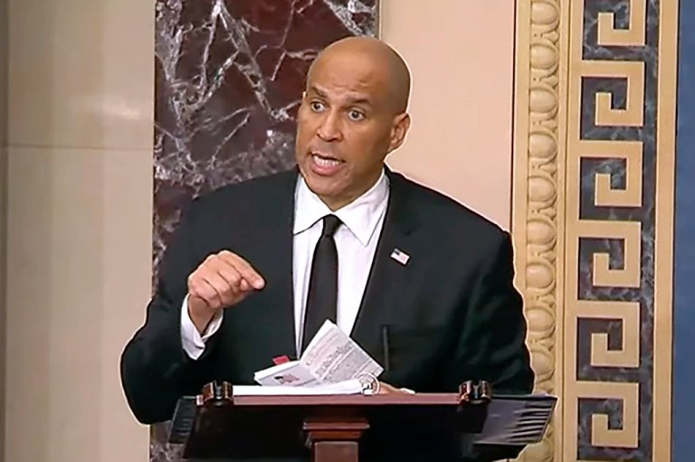 Cory Booker breaks record for longest Senate speech after more than 24 hours