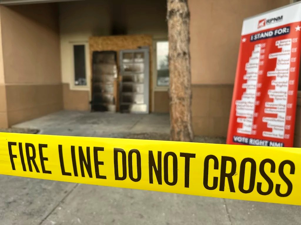 New Mexico man charged with arson, vandalism at Tesla dealership and GOP headquarters