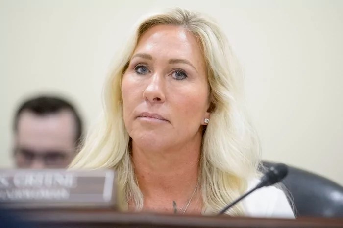 Rep. Marjorie Taylor-Greene, R-Ga., presides over a House Committee on Oversight and Government Reform Subcommittee on Delivering on Government Efficiency hearing on 