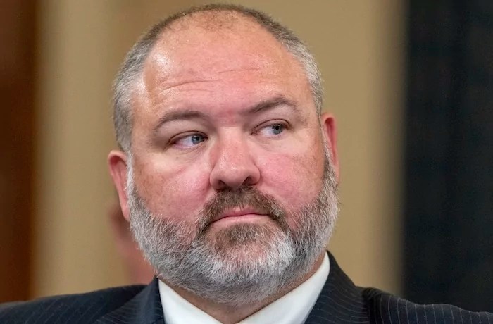 IRS Supervisory Special Agent Gary Shapley arrives to testify on the Hunter Biden investigation