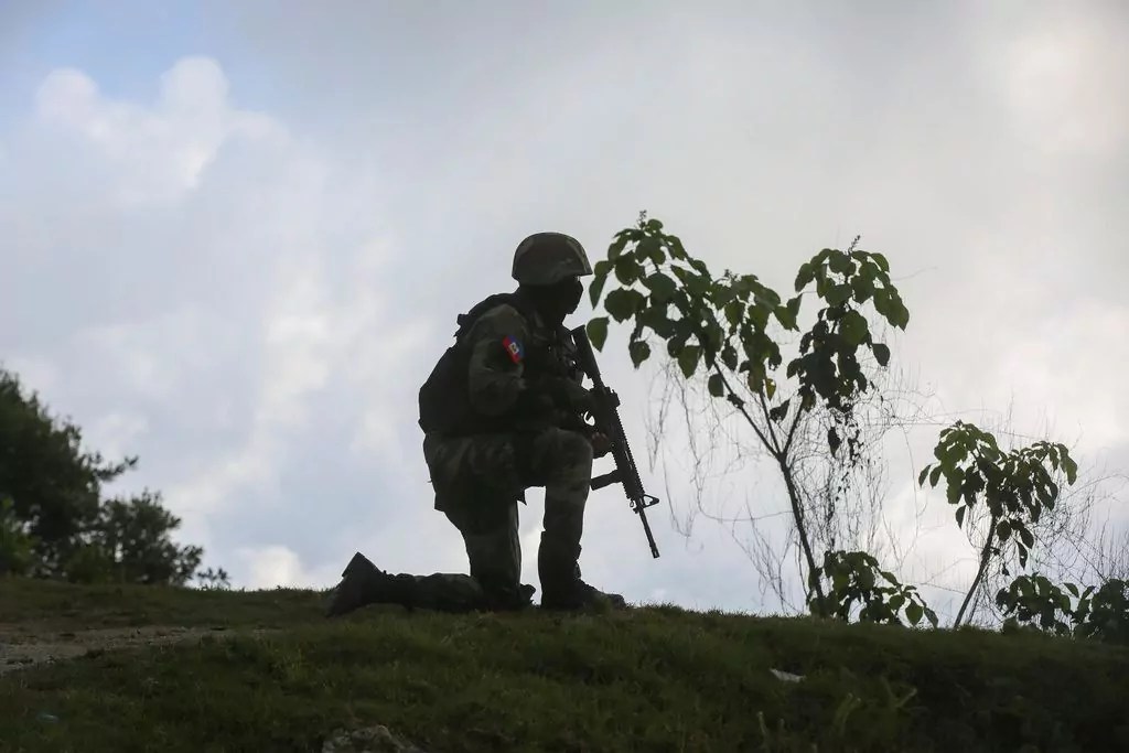 Three Haitian soldiers warring with gangs slain outside of Port-au-Prince