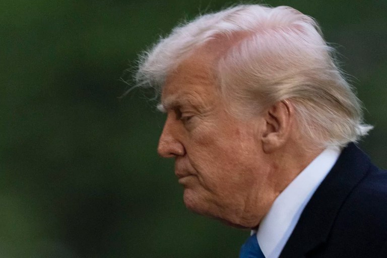 President Donald Trump said Monday that he would impose an additional 50% tariff on all Chinese goods if China doesn't withdraw retaliatory barrier taxes the country put in place over the weekend.