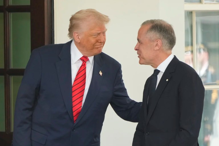 Carney politely tells Trump Canada’s ‘not for sale’ — Trump retorts ‘never say never’