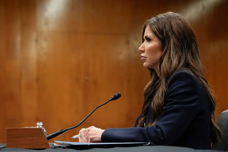 Homeland Security Secretary Kristi Noem