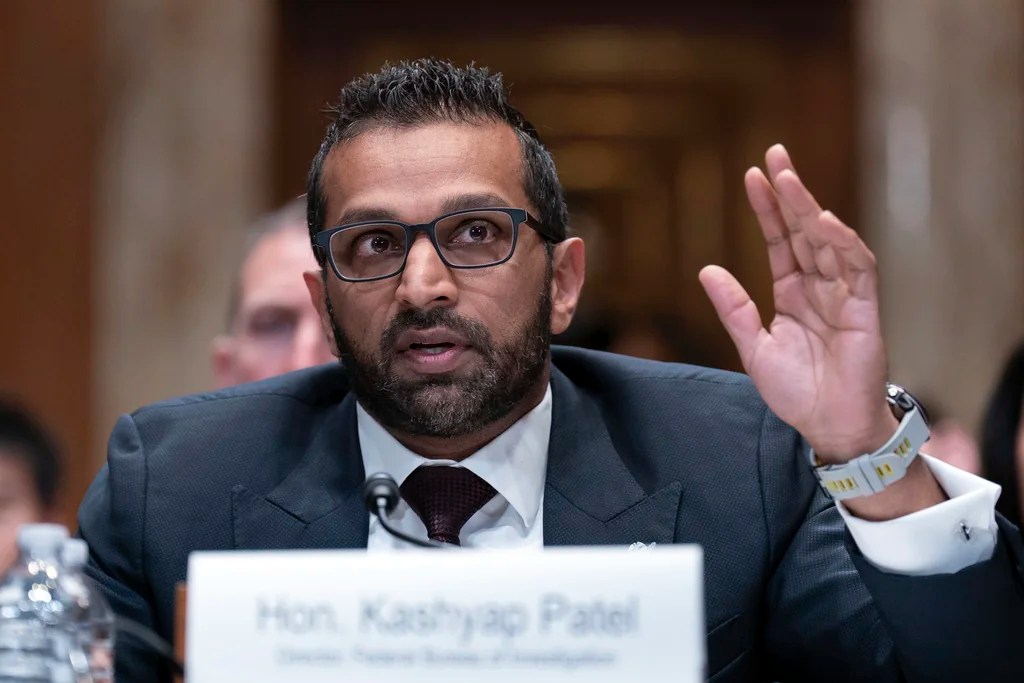 Patel grilled on shifting stance on FBI budget needs
