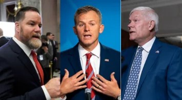 Reps. Aaron Bean (R-FL), Blake Moore (R-UT), and Pete Sessions (R-TX)