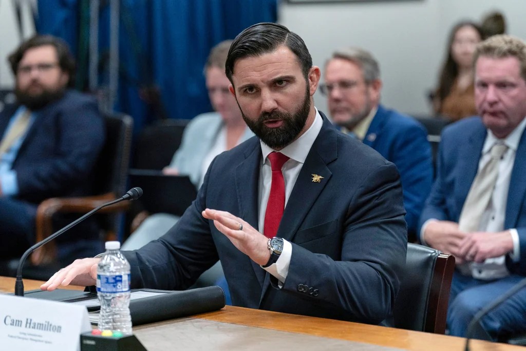 Trump to pick Cameron Hamilton to lead FEMA after Noem fired him