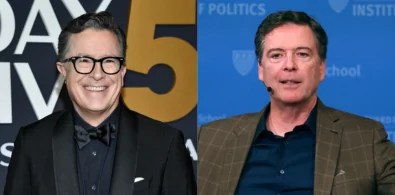 Stephen Colbert and James Comey laugh off 8647 controversy: ‘Hell of a viral campaign’
