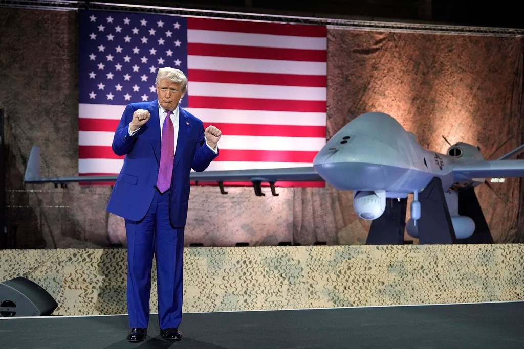 Trump teases military pay raise in Qatar with Theo Von in tow to visit troops