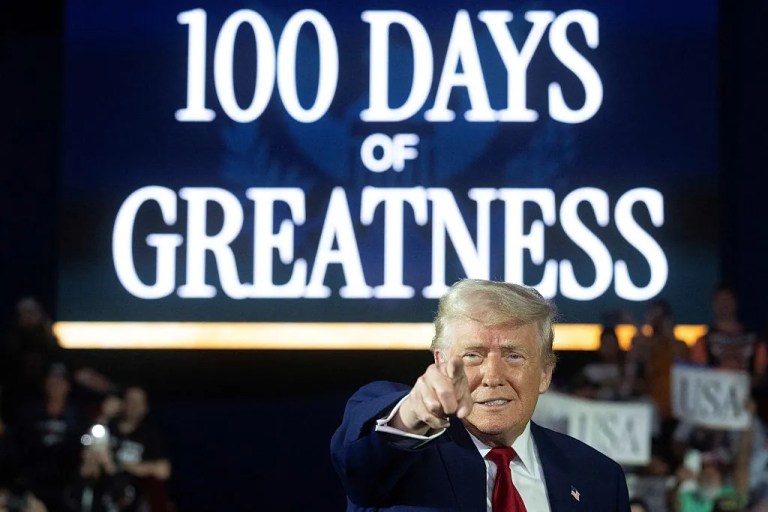 A bit over 100 days in, what part of the economy can Trump still blame on Biden?