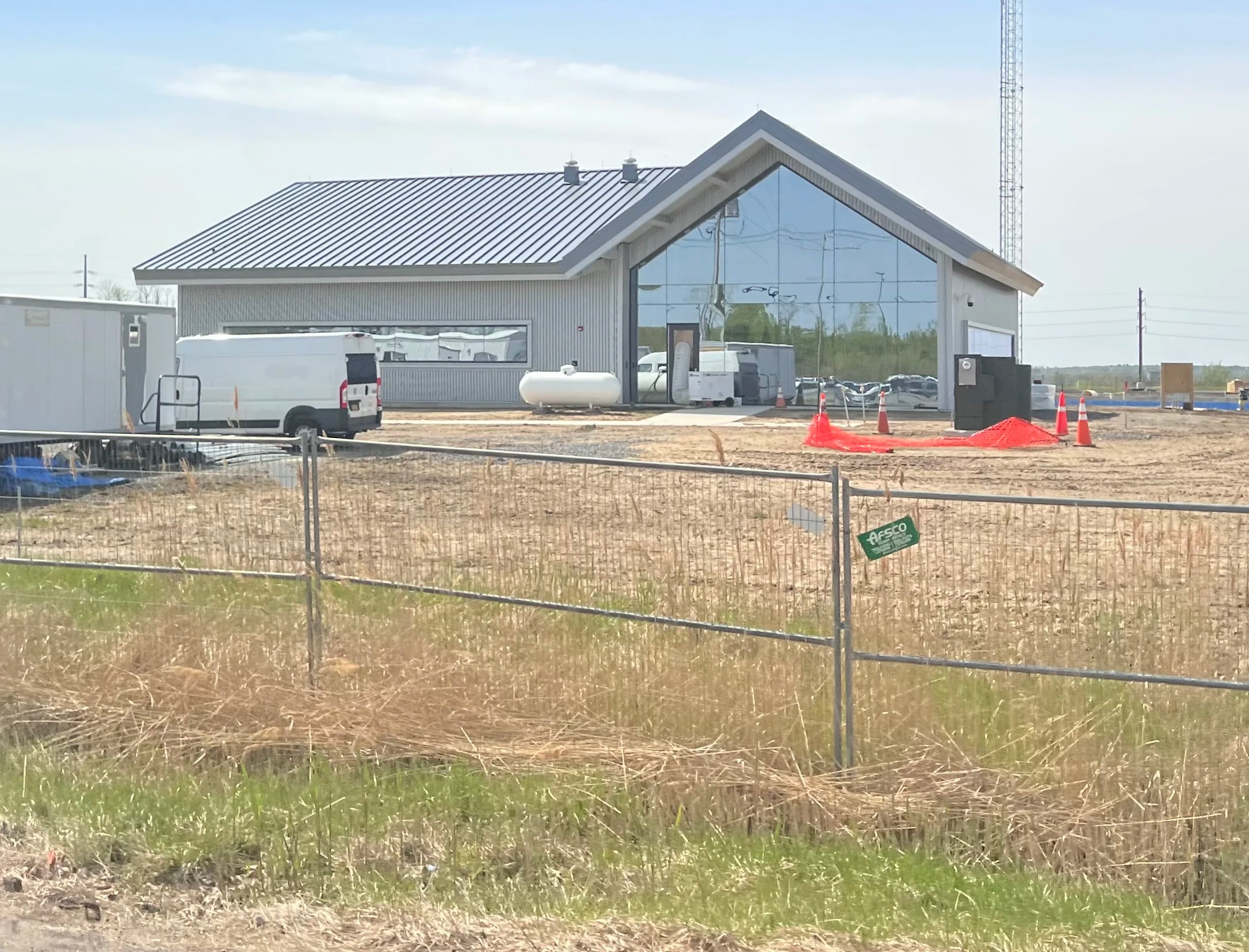 In Champlain, NY, the Border Patrol is building a new station for agents stationed in this part of its Swanton Sector. (Anna Giaritelli / Washington Examiner)