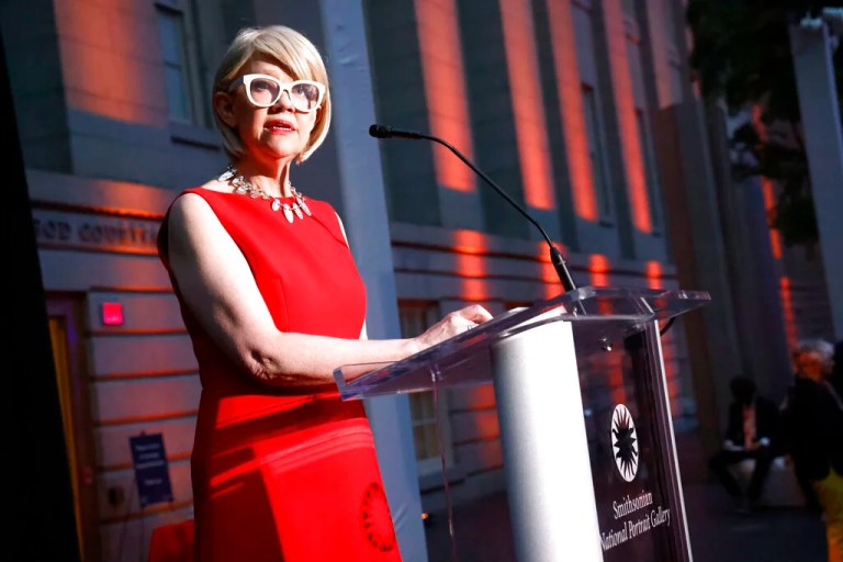 Smithsonian's National Portrait Gallery Director Kim Sajet speaks at 