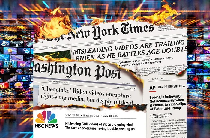 Credibility bonfire: How the leftist media covered up Biden’s physical and mental decline