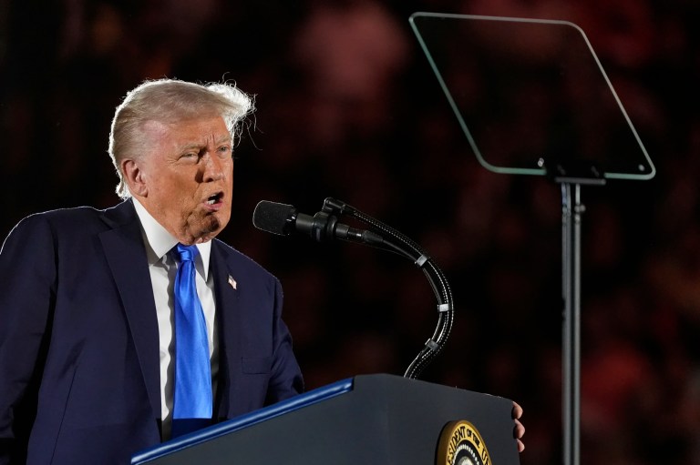 Trump wields lightsaber in new White House photo in slam to illegal immigration