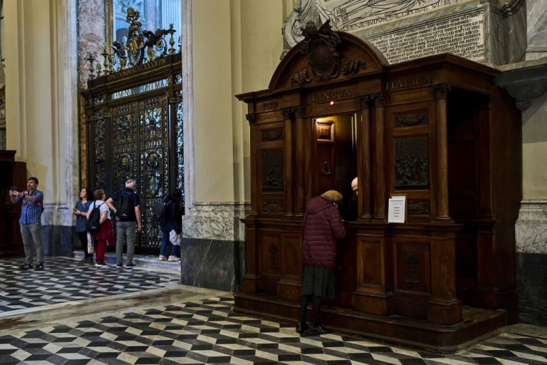 A myopic threat to Catholic priests to break the seal of confession