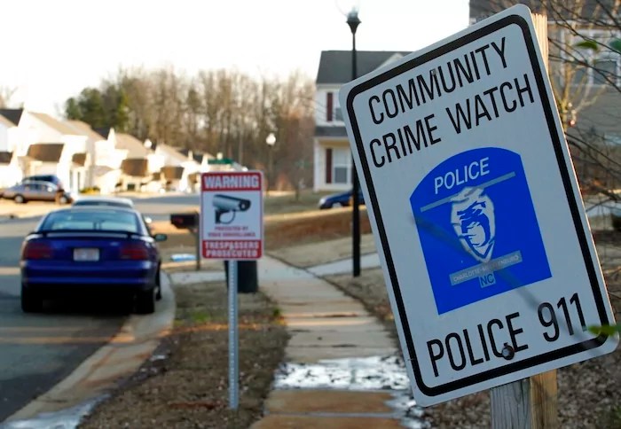 in the Peachtree Hills subdivision in Charlotte, NC, Tuesday, Feb. 16, 2011 where residents are fighting many issues facing their neighborhood, including foreclosures, abandonment and crime. (AP Photo/Bob Leverone)