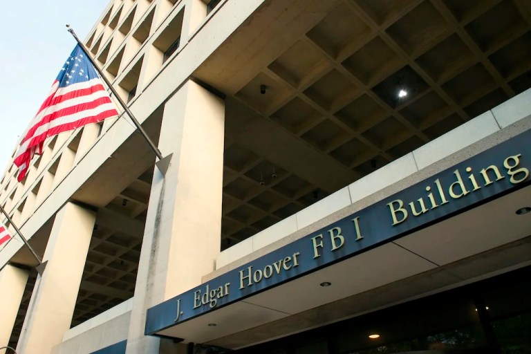 The FBI's J. Edgar Hoover Building headquarters is seen in Washington, Nov. 2, 2016.