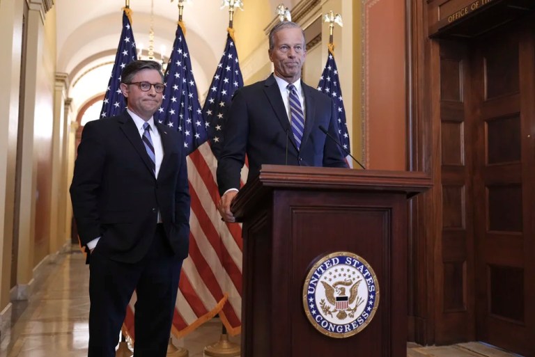 GOP saddled with tariff whiplash as Trump heads for Supreme Court showdown