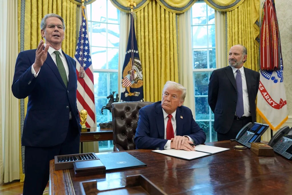 Bessent show: Treasury secretary taking over as top dog on Trump’s trade team