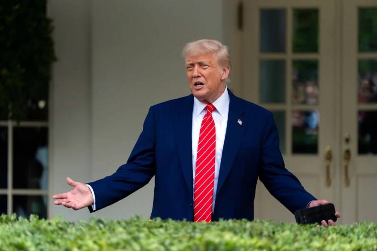 President Donald Trump said Wednesday that he has no intention of reducing the effective tariff rate on China, as requested by Beijing, to advance trade negotiations.