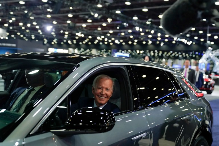 DOT says Biden fuel economy rule exceeded law by including electric vehicles