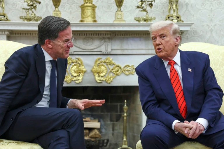Trump shares adoring texts from NATO chief ahead of 5% defense spending agreement