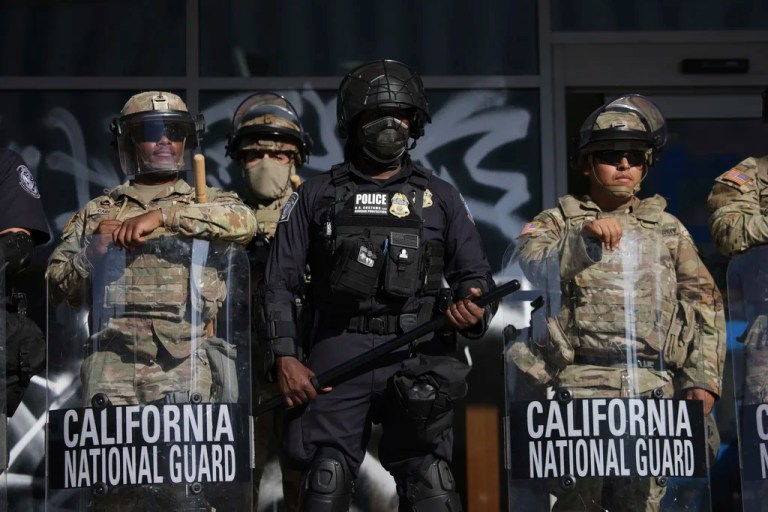 National Guard commander says members trained to detain LA protesters in correcting earlier comments