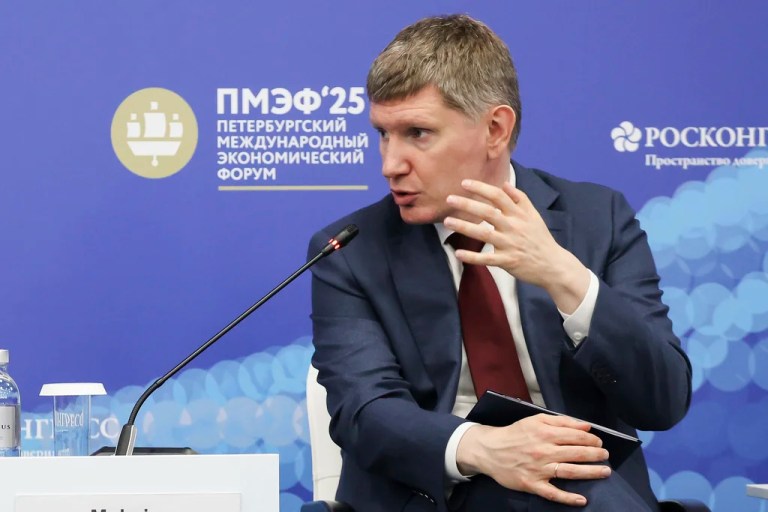 Russian economic minister acknowledges nation is ‘on the brink’ of ‘recession’