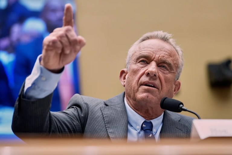 Secretary of Health and Human Services Robert F. Kennedy Jr. testifies during a House Energy and Commerce Committee hearing, Tuesday, June 24, 2025, in Washington.