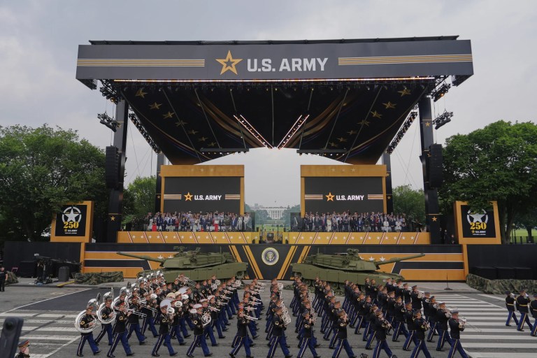 The Army parade was a massive success