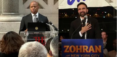 Mayor Eric Adams and Assemblyman Zohran Mamdani