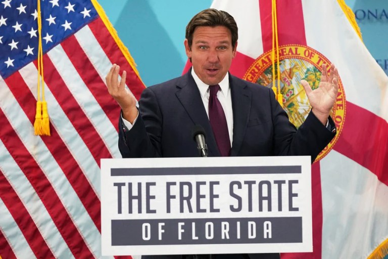 DeSantis jokes about looming NYC exodus as Democratic socialist leads mayoral polls