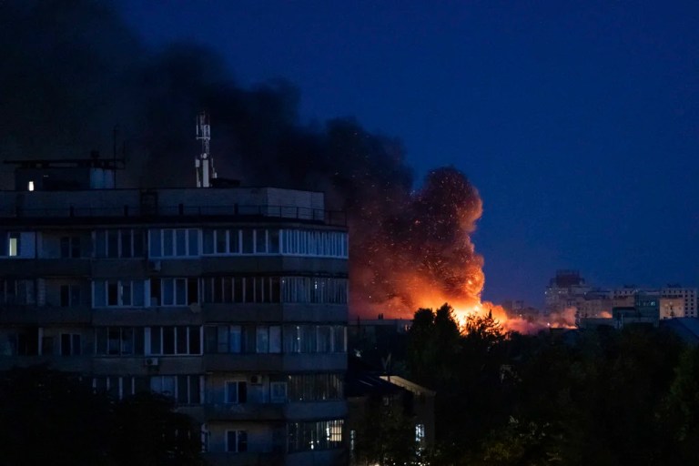 Ukraine hit by over 530 missiles and drones in record Russian aerial assault