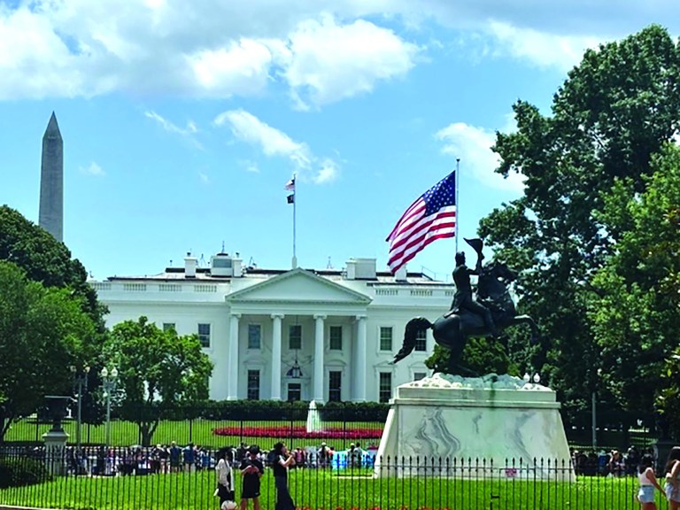 Trump and Democrats fight over the flag