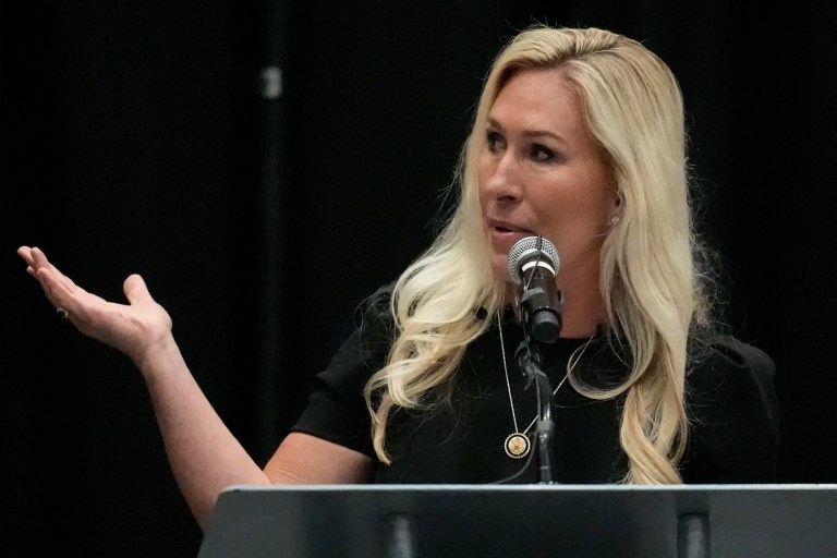 Greene repeatedly bangs gavel amid DOGE interruptions: ‘You’re not recognized’