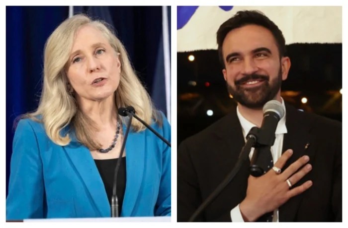 Abigail Spanberger and Zohran Mamdani.